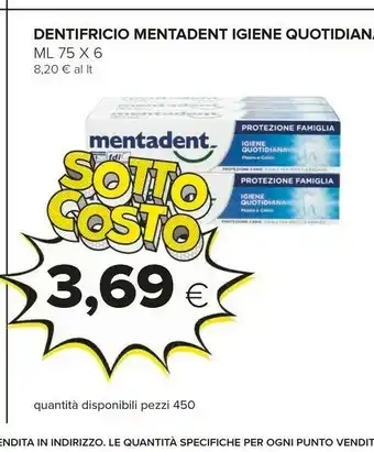 Oasi Mentadent Dentifricio offerta