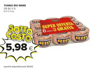Oasi Rio Mare Tonno Rio mare offerta