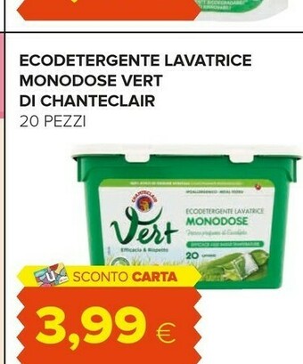 Oasi Chanteclair Detersivo lavatrice offerta
