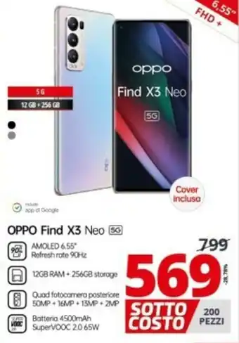 Comet Oppo Find X3 Neo 5G offerta