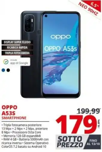 Comet Oppo A53S Smartphone offerta