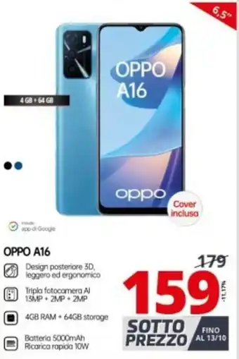 Comet Oppo A16 offerta