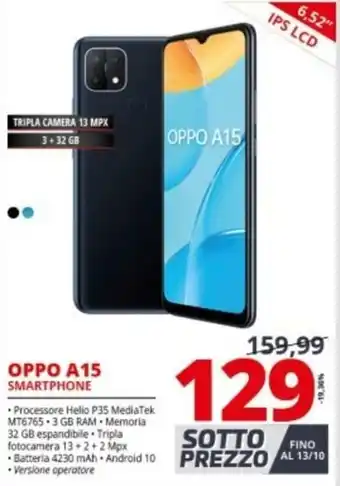 Comet Oppo A15 Smartphone offerta