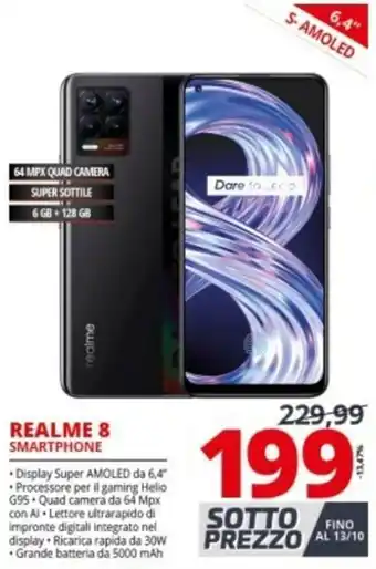 Comet Realme 8 Smartphone offerta