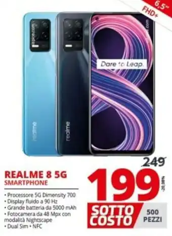 Comet Realme 8 5G Smartphone offerta