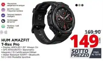 Comet Hum Amazfit T-Rex Pro offerta
