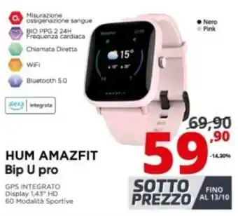 Comet Hum Amazfit Bip U pro offerta