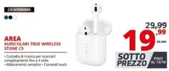 Comet Area Auricolari True Wireless Stone C5 offerta