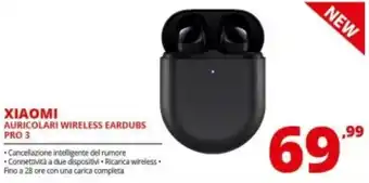 Comet Xiaomi Auricolari Wireless Earbuds Pro 3 offerta