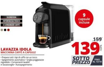 Comet Lavazza Idola Macchina Caffè a Capsule offerta