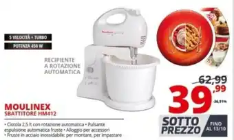 Comet Moulinex Sbattitore HM412 offerta
