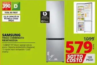 Comet Samsung Frigo Combinato RB38T602DSA offerta