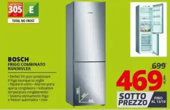 Comet Bosch Frigo Combinato KGN36VLEA offerta