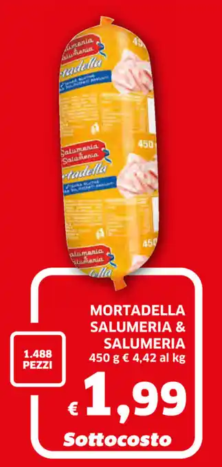 Ecu Discount Salumeria & Salumeria Mortadella 450g offerta
