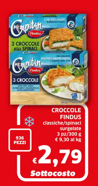 Findus Croccole 3pz/300g