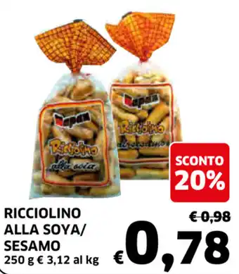 Ricciolino Alla Soya/Sesamo 250g