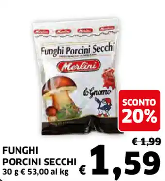 Ecu Discount Funghi Porcini Secchi 30g offerta
