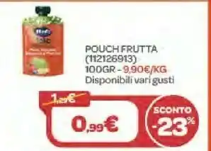 Bimbo Store Hero Pouch Frutta 100gr offerta