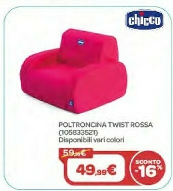 Chicco Poltroncina Twist Rossa