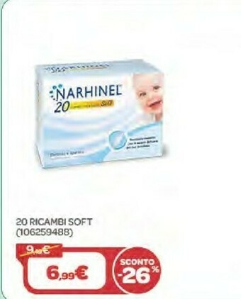 Bimbo Store Narhinel 20 Ricambi Soft offerta