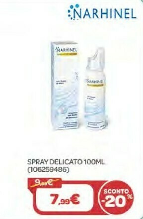 Bimbo Store Narhinel Spray Delicato 100ml offerta