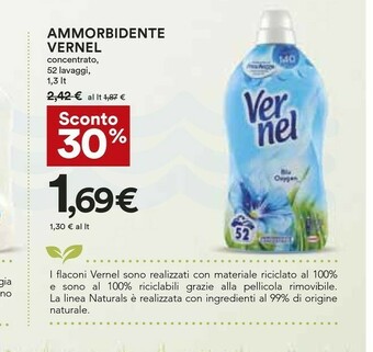 Coop Vernel Ammorbidente offerta