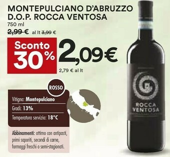 Coop Rocca Montepulciano d'Abruzzo offerta
