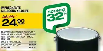 Self Impregnante All'acqua Xilolife offerta