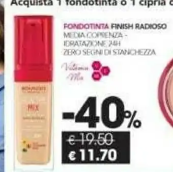 Tigotà Finish Fondotinta offerta