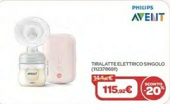 Bimbo Store Philips Tiralatte Elettrico Singolo offerta