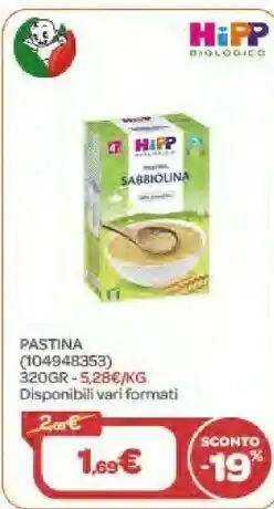 Bimbo Store Hipp Pastina 320gr offerta