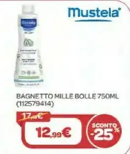 Bimbo Store Mustela Bagnetto Mille Bolle 750ml offerta