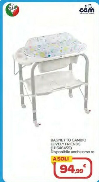 Bimbo Store Cam Bagnetto Cambio Lovely Friends offerta