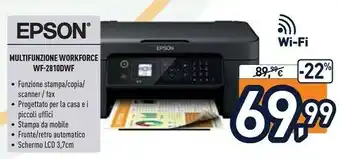 Unieuro Epson WorkForce WF-2810DWF offerta