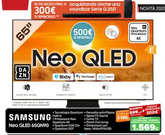 Expert Di Lella Samsung Neo QLED 65QN90 offerta