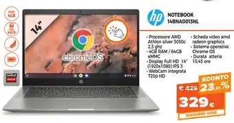 Expert Di Lella hp Notebook 14BNA0013NL offerta