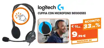 Logitech Cuffia con Microfono 981000593