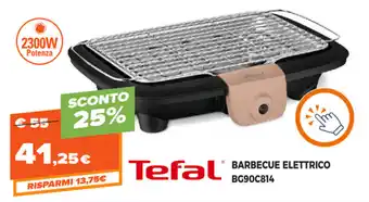 Tefal Barbecue Elettrico BG90C814