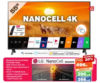 Expert Di Lella LG NanoCell 55NANO79 offerta