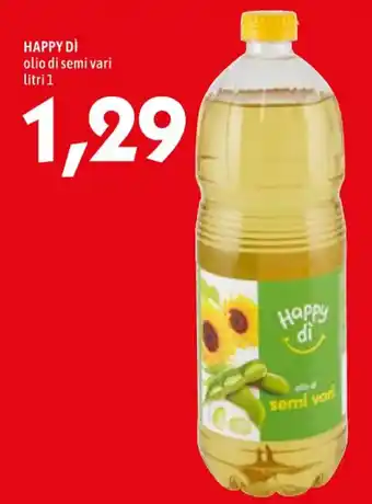 MEGA HAPPY DI olio di semi vari litri 1 offerta
