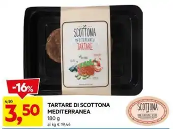 DPiù TARTARE DI SCOTTONA MEDITERRANEA 180 g offerta