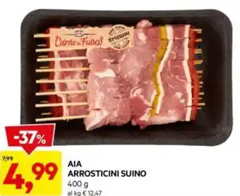 DPiù AIA SPIEDINI ARROSTICINI SUINO 400 g offerta