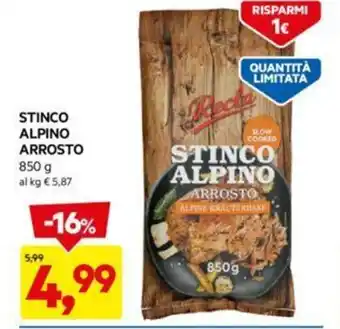 DPiù STINCO ALPINO ARROSTO 850 g offerta