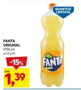 DPiù FANTA ORIGINAL 1750 ml offerta