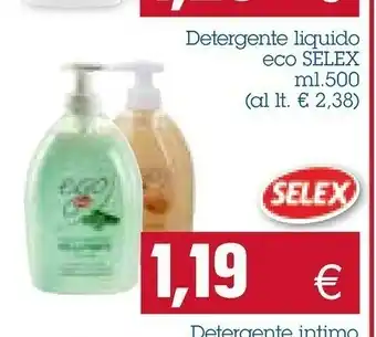 Emi Supermercati Selex Detergente Liquido Eco offerta