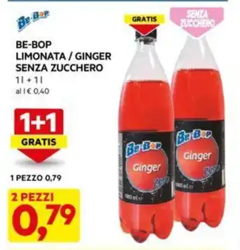 BE-BOP LIMONATA / GINGER SENZA ZUCCHERO 1 l + 1 l
