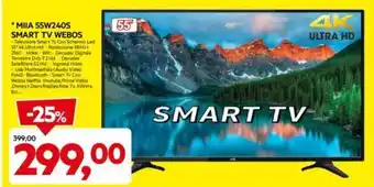 DPiù MIIA 55W240S SMART TV WEBOS offerta