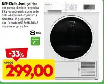 DPiù NGM Clelia Asciugatrice offerta