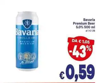 A&O Bavaria Premium Beer 5.0% 500ml offerta