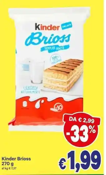 A&O Kinder Brioss 270g offerta